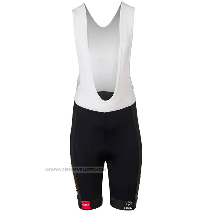 2022 Maillot Cyclisme Jumbo Visma Rouge Blanc Bleu Manches Courtes Et Cuissard